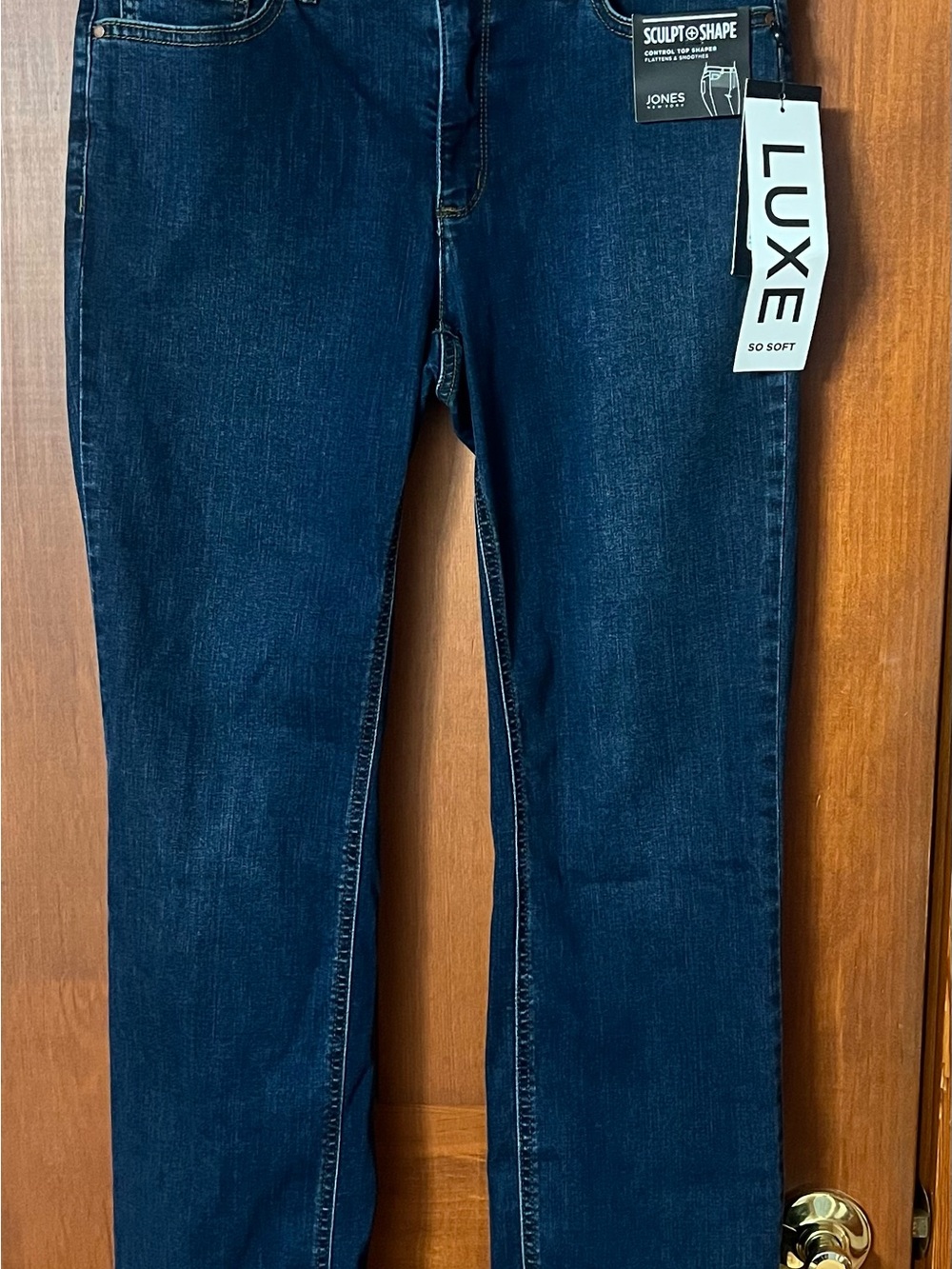 Jones New York LUXE Skinny Jeans in Dark Blue